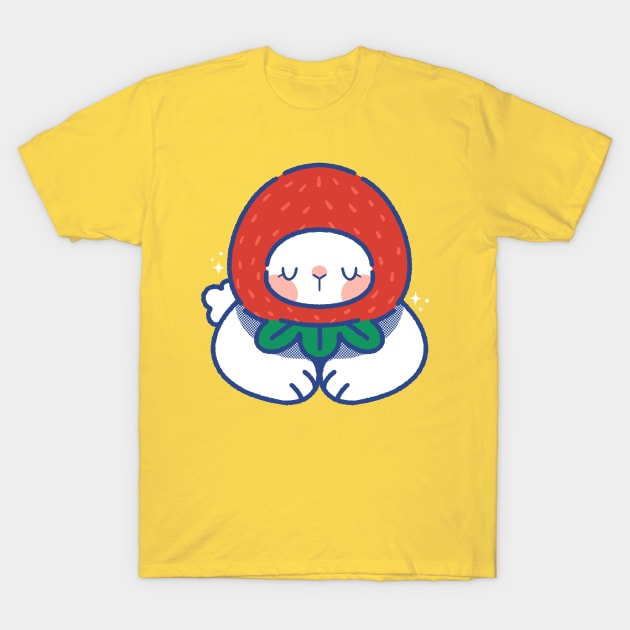 Strawberry Bunny T-Shirt by LittleChings